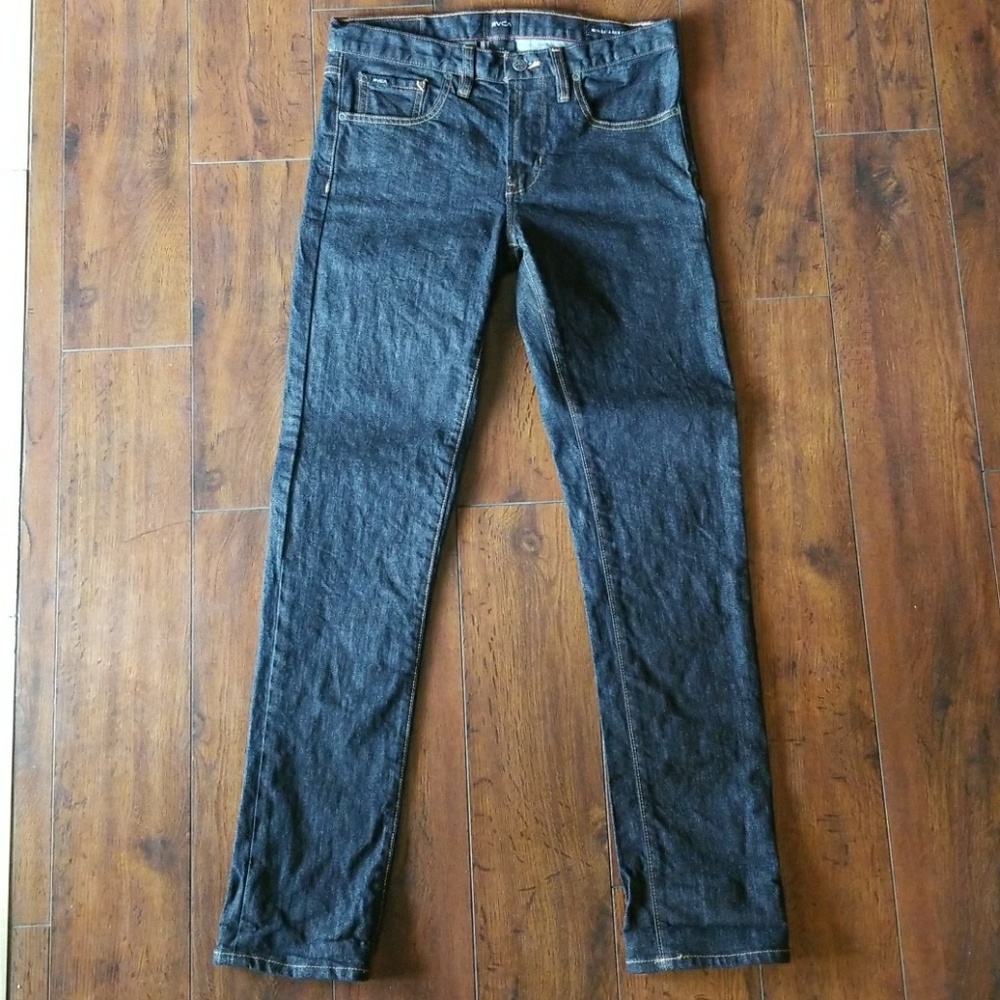 Mens RVCA Jeans Spanky Denim